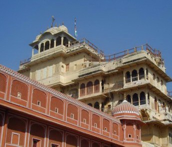 City Palace: Chandra Mahal contain the apartments of the Maharaja of Jaipur