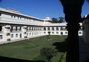 Rambagh Palace Court Yard.