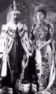 King Emperor George V and Queen Empress Mary at the 1911 Delhi Durbar